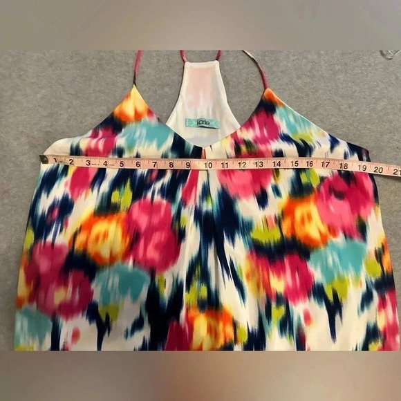 Karlie bright watercolor swing dress size L - Picture 4 of 5